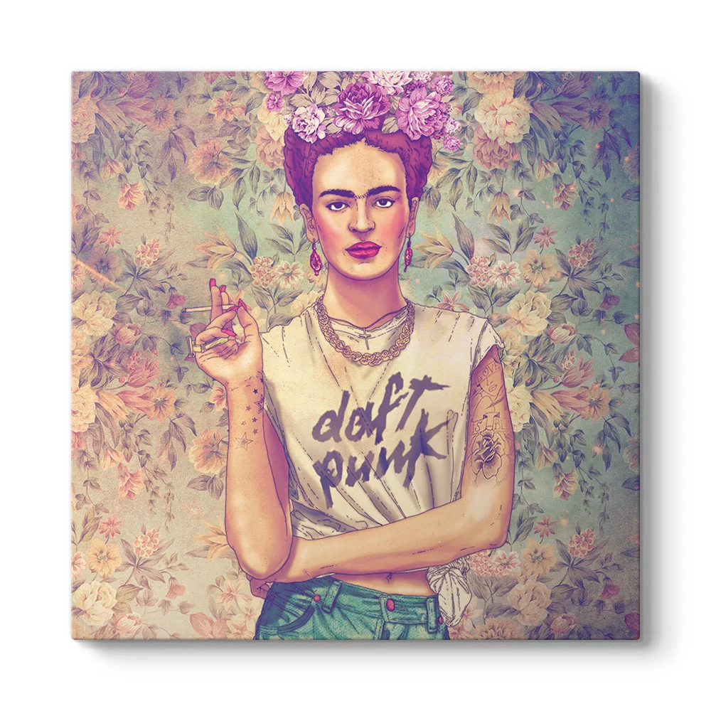 Frida Kahlo - Punk Tablosu - Model 3